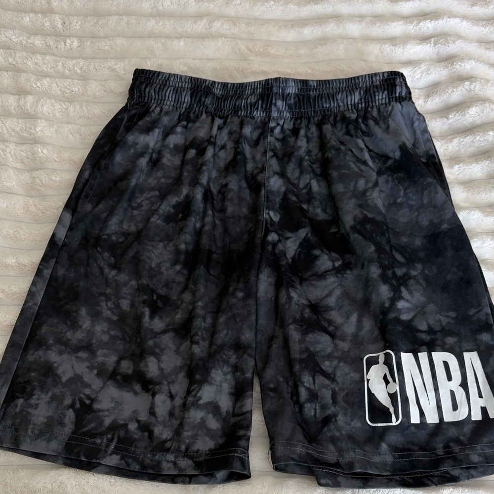 NBA Charcoal Tie-Dye Athletic Shorts